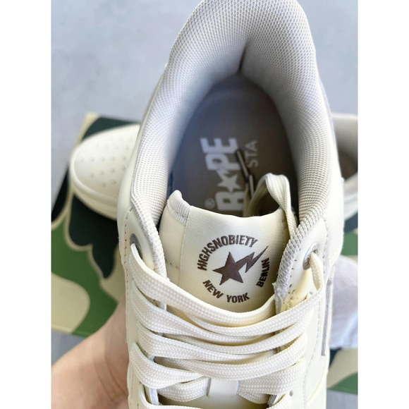 Bapes x Highsnobiety BAPE STA Beige Size 10 - Picture 10 of 13